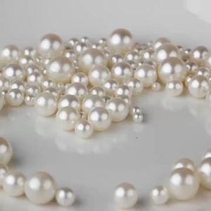 ลูกปัดไข่มุก ทรงกลมสําหรับทําเครื่องประดับ DIY 6/8/10/12 มม