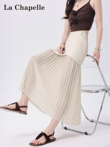 La Chapelle | High Waist A-line Chiffon Pleated Skirt