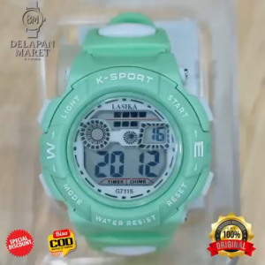 Jam Tangan LASIKA DM17115 Kombinasi Warna  Sporty dan Modern dilengkapi Fitur Timer Alarm Chime - serta tahan air