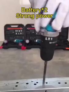 Cordless Hand Drill Heavy Duty Set Power Tools Original Japan Makita 48v to 168v Optional Wireless Electric Drill Heavy Duty Brushless Rechargeable 2pc Lithium Battery Drill for Wood Working Machine and Motorcycle