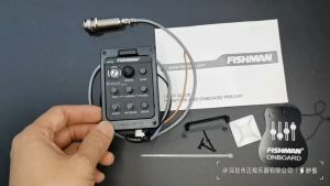 New Version 4 Band Acoustic Guitar Pickup Preamp EQ Tuner Piezo Mic Beat For Presys Blend 301
