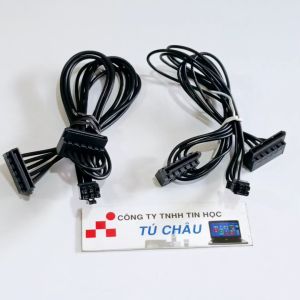 Cáp 4 Pin ra Sata (Mini 4 Pin ra 2 Sata) / Cáp 6 pin ra Sata (Mini 6 pin ra 2 Sata) - Cáp dài 45Cm