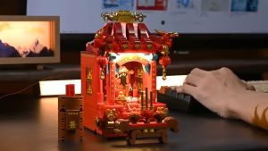 เลโก้ศาลเจ้ามีไฟ เพทเจ้าแห่งความมั่งคั่ง โมเดลขยับได้