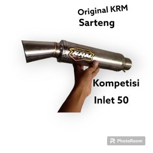 SILINCER KNALPOT KRM MUFFLER DRAG KOMPETISI INLET 50 SARTENG