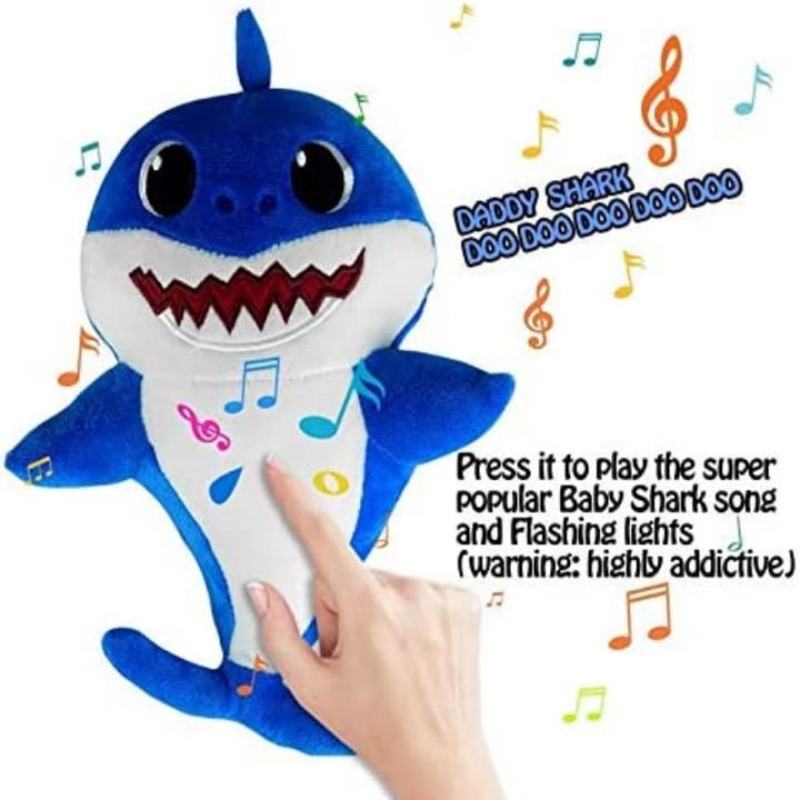 11.8 Inch Baby Cute Shark Plush Toy Soft Stuffed Animal Shark Plushie Doll, Shark Christmas Birthday Gift Home Decor Boys Girls Stress Relief Gifts