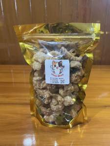 กากหมูโบราณ ไม่ใช่แคปปหมู กรอบ ไม่แข็ง ทำสดใหม่ ไม่ใส่น้ำตาล