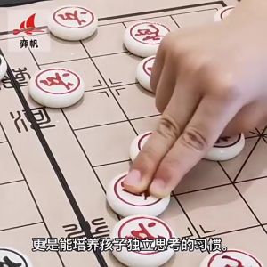 Magnetic Chinese Chess with Foldable Board Chess Size: 1.3cm For Students & Children Portable Chess Board Game *READY STOCK*