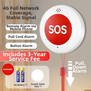 Elderly Emergency Call Button Remote Notification Cord-Pull Alarm
