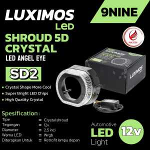 Shroud 5D Crystal Led Angel Eye SD2 ORIGINAL LUXIMOS Ballast Senja App RGB SD2 ASLI NINE