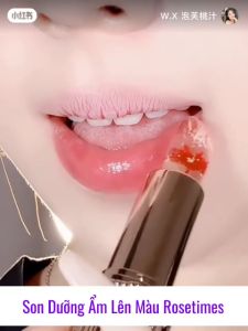 Son Dưỡng Ẩm Lên Màu Cánh Hoa Tự Nhiên Hết Khô Sạm Khử Thâm Môi Lâu Dài