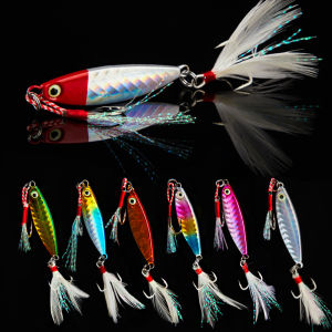 1Pcs Metal Spoon Fishing Lure Laser Jigging Lead 3D Eyes 7g/10g/15g/20g Metal Trolling Sinking Minnow Slow Jigging