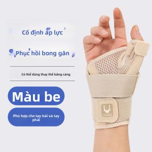 Bao Tay Thể Thao Có Thể Điều Chỉnh Dành Cho Nam & Nữ Hỗ Trợ Cố Định Khớp Bảo Vệ Gân Bảo Vệ Ngón Tay Có Hỗ Trợ Ngón Cái Bằng Áp Lực