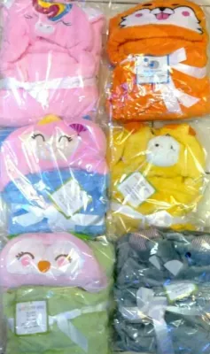 SELIMUT BAYI BULU TOPI KARAKTER LUCU