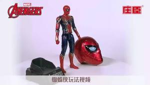Marvel Iron Man Head Shaped Statue Deformable Toy Action Figure Spider-Man Joints Mobility Model Doll Kids educational Toys