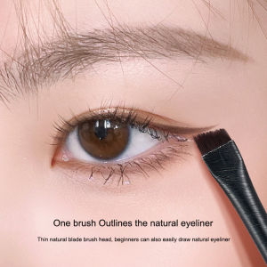 2In1 Kuas Rias Make Up Brush Kuas Alis Miring Dua Kepala Dan / Eyebrow Brush / Kuas Mini 2in1 Eyebrow Bahan Lembut Makeup Beauty Eyebrow Brush  COD -💄Orfila