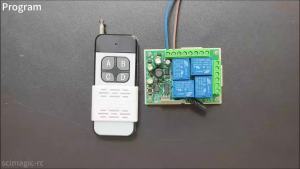 Công Tắc Điều Khiển Từ Xa Không Dây RF 433Mhz 240V 30A 4 Kênh Relay Cho Đèn Cửa Garage - Hệ Thống Điều Khiển Cửa Ra Vào Đa Năng AC 110V 120V 220V