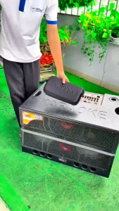 Loa Kéo Di Động M33 Pro 6 Đường Tiếng 800W – 2 Bass 30 2 Trung 2 Treble Kèm 2 Micro Hợp Kim Cao Cấp  bảo hành 12 tháng