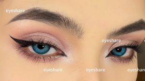 [COD] NICOSIA Seri Green Soflens 1 Sepasang Lensa kontak Warna Brown/Gray Lensa warna Diameter 14.2mm Normal Minus (0.00)