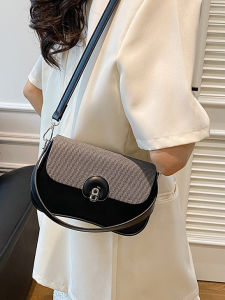 Elegant Casual Versatile Single Shoulder Handbag Fashionable Minimalist Commuter Bag Soft PU Leather Square Shape Bag