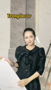 Combo 40 tấm xốp dán tường vân đá hoa cương miếng dán tường pvc vân đá kích thước 60x30cm có keo sẵn