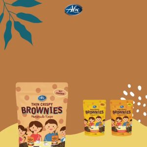 Abe Food Thin Crispy Brownies 60gr - Snack Bayi - Cemilan Anak