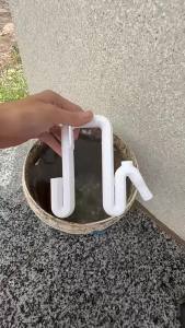 Rainwater Transfer And Overflow Pipe Solutions - Self-priming Siphon Hose Kit For Easy Automatic Drainage And Water Filling