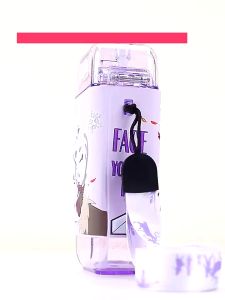 Disney Kids Sports Water Bottle with Straw Tritan Plastic Bottles Leak-Proof 280 ml/9.5 oz Frozen Elsa Mickey Mouse Cars