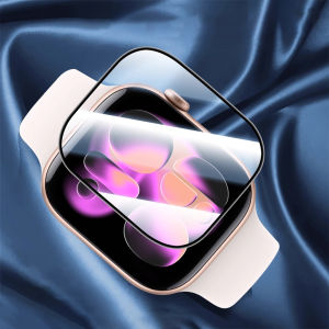 ฟิล์มกันรอยหน้าจอสำหรับ Apple Watch 11 ขนาด 42 มม. 46 มม. ฟิล์มกระจกนิ่ม 3D HD ป้องกันฟองอากาศ ป้องกันฝุ่น iWatch Series 10 11 อุปกรณ์เสริมกระจก