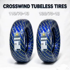 MOTORCYCLE TIRE LEO CROSSWIND TUBELESS TIRE 110/70-13 130/70-13