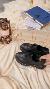 new high quality shoes for women casual thick bottom black leather shoes mary jane shoes loafer shoes