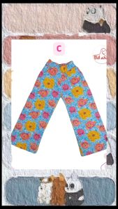 Celana Kulot Anak Motif Size M