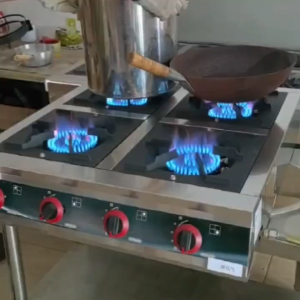 2/4/6/8 Stir fry style commercial clay pot stove commercial high flame stove restaurant gas stove