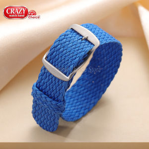 Nylon Woven Canvas WatchStrap 14mm16mm18mm20mm22mm Brown Red Black Soft Universal Replacement Watches Band Men Women Sport Wrist