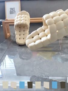 Fashion Korean Indoor Non- Slip Summer Lightweight Flat Sandals Slippers