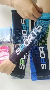 2Pcs Set Sun UV Protection Long Gloves Hand Protector Cover Arm Sleeves Ice Silk Sleeves Outdoor Arm Cool Sport Cycling