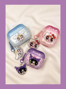 Cute Flying Girl Police Airpods4 Protective Case Wireless Bluetooth  pro Earphone Shell Soft TPU Second Generation Third Generation Fourth Generation