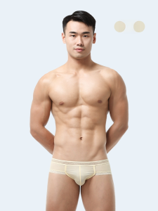 Mens Ice ผ้าไหม Low เอว Ultra Thin รัดรูป ชุดชั้นในพอดี ลื่น สบาย เซ็กซี่ Sensation สําหรับคนหนุ่มสาว