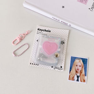 Album Đựng Thẻ Ảnh Trong Suốt Phong Cách Kawaii Ins Kích Thước 2 Inch 16 Trang Chứa Được 32 Thẻ Goo-Card Sách Dán Sticker PVC Thiết Kế Hoạt Hình