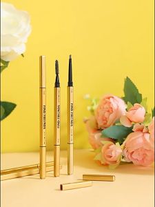 ดินสอเขียนคิ้ว ดินสอเขียนคิ้วแบบหมุน 2 in 1 กันน้ำ พร้อมแปรง ติดทนนาน 1 ชิ้น [ผู้ขายชาวไทย พร้อมสต็อก]