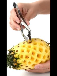 Dụng Cụ Khều Gắp Lấy Mắt Dứa Kẹp Cắt Mắt Thơm Nhanh Gọn Bằng Thép Loại1