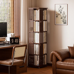 Rotatable Multi-layer Storage Rack For Childrens Reading Area And Living Room Corner