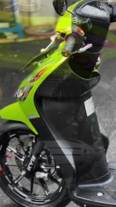 Striping Stiker Yamaha mio 2006 2007 sporty striping api HIJAU