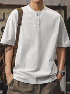 White Heavyweight Cotton Men T-Shirt