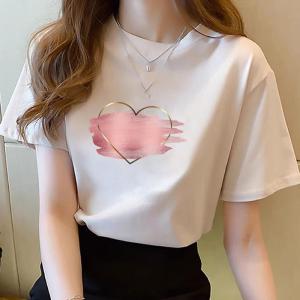 เสื้อยอดนิยมระบายอากาศแบบบางพิมพ์ลายการ์ตูนหมีแพนด้าสำหรับฤดูร้อนเสื้อตัวในแขนสั้นแฟชั่นสำหรับวัยรุ่นนักเรียนเสื้อยืด