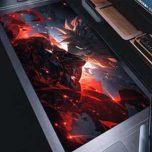 Bandai | E-sports Mouse Pad Dragon Ball 90x40cm DBZ Computer Smooth Flexible Rubber Gamer PC Computer Keyboard Locking Edge Pad Mosuepad