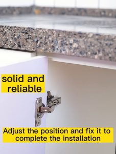 1Pair Concealed Hinges for Cabinet Hydraulic Soft Close Hinges Regular for Cabinet Hinges COD