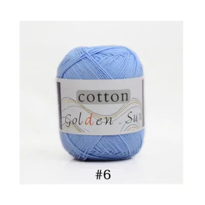 100% Cotton Yarn for Hand Knitting Yarns for Knitting and Crochet 8 ply Worsted Sweater Blanket 50g 200m Soft Yarn Needlework