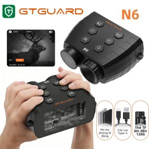 Ống Nhòm Cầm Tay Di Động 1080P Tầm Nhìn Ban Đêm Zoom Kỹ Thuật Số 5X Thiết Bị Nhìn Đêm Hồng Ngoại Dùng Cho Săn Bắn Ngoài Trời Và Quan Sát Chim