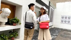 MR Casual Sling Bag Men Messenger Bag Large Capacity Crossbody Bag Shoulder Bag Beg Silang Lelaki Ootd Viral Beg Silang 单肩包