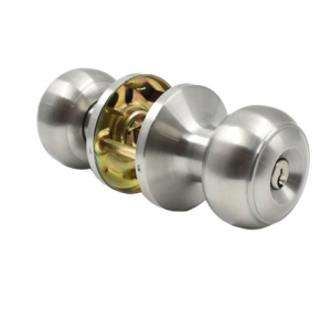 DIRECT HARDWARE Tubular Knob Lock Stainless Steel 609-ET-SS